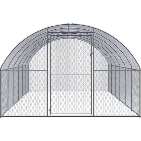Maison Exclusive - Outdoor-Hühnerstall 3x6x2 m Verzinkter Stahl