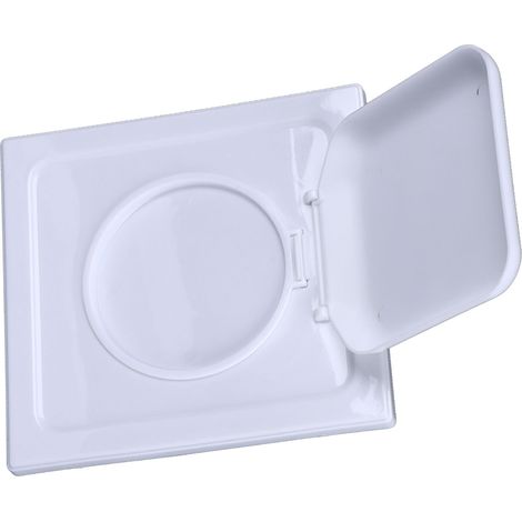 Couvercle de conduit d'évacuation de sécheuse à double porte, en plastique étanche, pour conduits d'évacuation extérieurs de sécheuse, avec 4 vis pour tuyaux de 4,1 pouces (10,4 cm) - Maison (1/5)