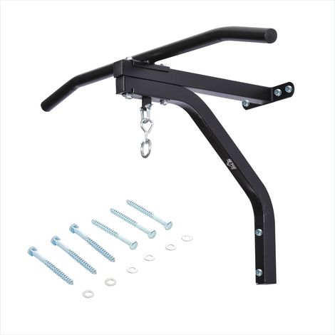 Sac de frappe Support mural avec barre de traction acier 130 kg (1/5)