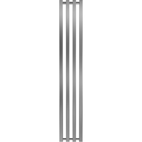RADOX Radiateur eau chaude mural - KOLONA SP 35 INOX POLI - 1000 x 245 mm - 4 tubes - 215 W