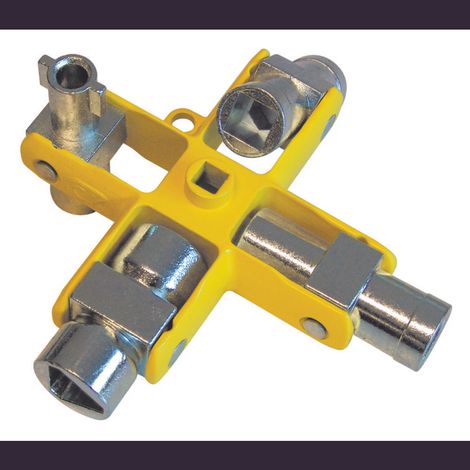 C.K T4451-2 Clé en croix universelle 9 en 1 Clé pour armoires de distribution 1 pc(s) (1/2)