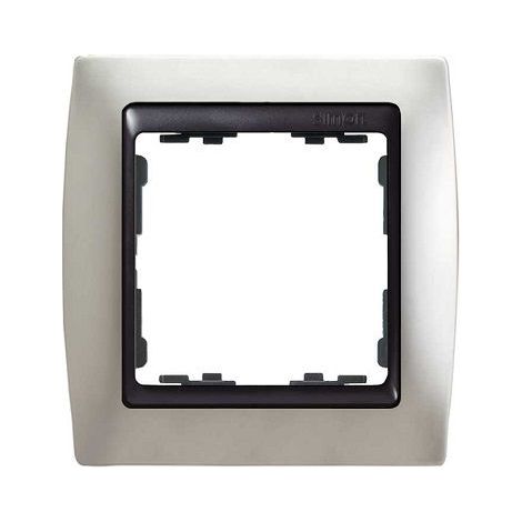 Marco compacto para 1 elemento Simon 82  Gris (1/3)
