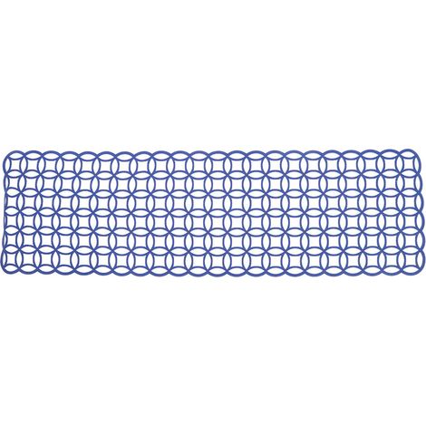 Chemin de table bleu de style européen moderne avec drapeaux de placement, serviettes et guirlande de table pour mariage (1/5)