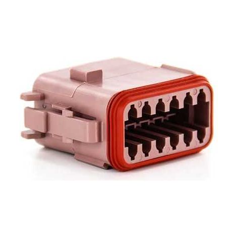 Connecteur Series DT Mâle 12 Voies CE06 Marron