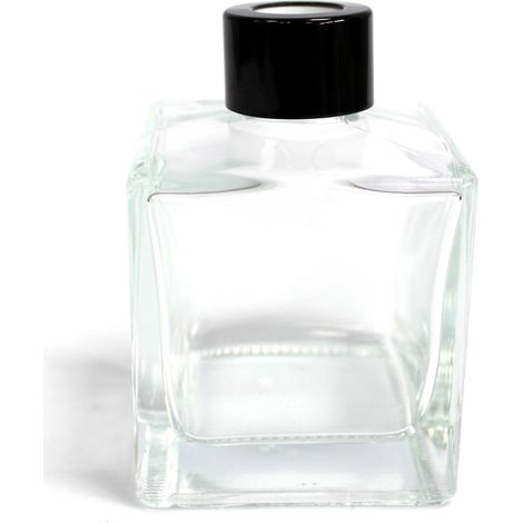 Flacon Carré et Couvercle Diffuseur - 200ml- Vendu par 1 (1/4)