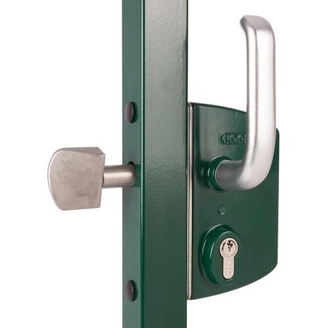 Serrure portail coulissant argent 40mm LOCINOX LSKZ4040U2LZILVVSZS