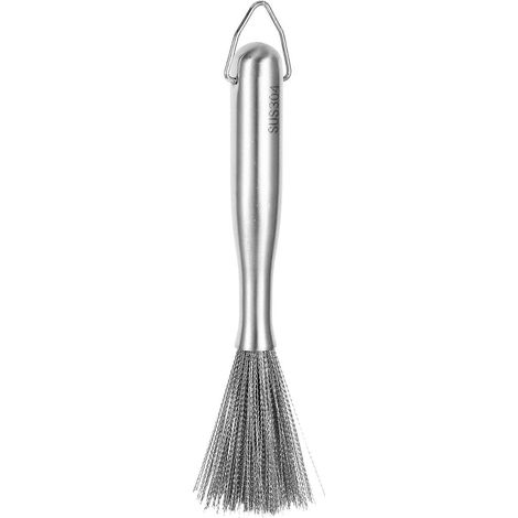 Brosse à récurer pour ustensiles de cuisine, brosse de nettoyage pour casseroles en acier inoxydable, brosse à vaisselle (1/5)