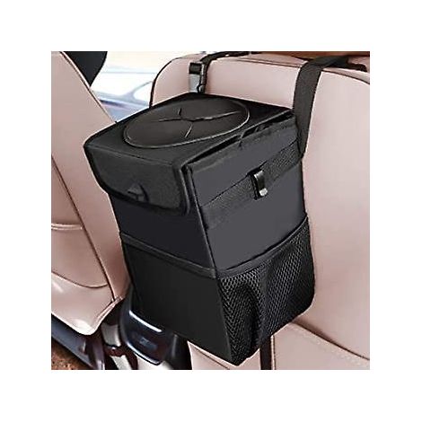 poubelle De Voiture, 6l Pliable Impermable Sac  Ordures Organisateur De Voiture, Multipurpose Pliables Sac De Rangement Voiture, Voiture Rangement (1/5)