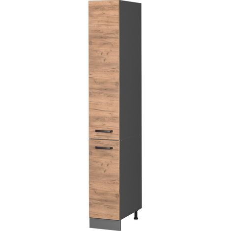 Meuble haute de cuisine R-Line, Chêne de force doré, 30 cm, Vicco