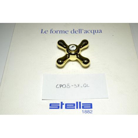 Ricambio maniglia M3 Roma con placca acqua fredda Stella CP08-3F.OL