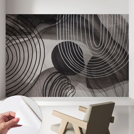 Tapetet Klebetapete für Wohnzimmer Schlafzimmer Küche - Wanddekoration Harmonie der Formen 104x70 cm (1/5)
