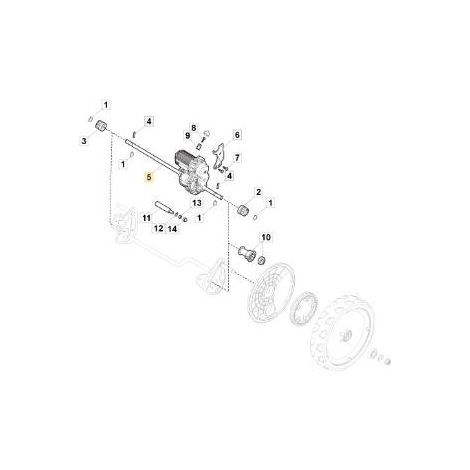 TRASMISSIONE ELET.GT-ME 512(72V)MCS50/CR ORIGINALE STIGA - 118400992/0