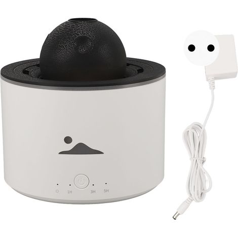Diffuseur d'huiles essentielles planète, humidificateur lumineux coloré, chambre, 100-240V prise UE (1/5)