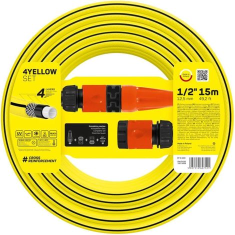 Manguera de jardín cellfast 4yellow 15 m 12,5 mm PVC (1/3)