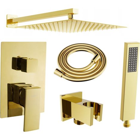 Mexen Uno DR02 set doccia a incasso, oro - 71435DR02-50 (1/5)