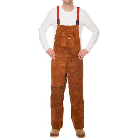 ELMAG Weldas Schweißer Latzhose 44-7440/7648 Gr. M lavabraun (1/4)