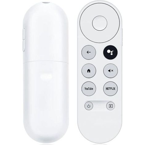 Remote voice Bluetooth IR for Google Chromecast TV 2020 4K Snow G9N9N Remote Google of replacement with b Labels (1/5)