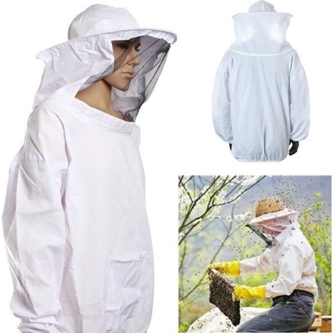 NEUFU Costume Apiculture Ensemble d\'Outils Apiculteur Manches Longues Avec Gants (1/4)