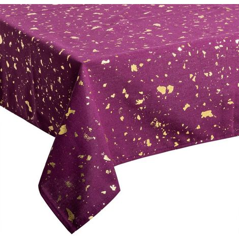 Nappe Imprimée "Galerie des Merveilles" 140x240cm Rose