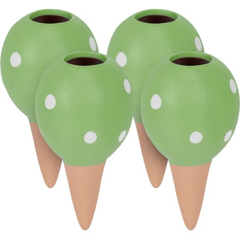 Kegel aus grunem ton 4er set