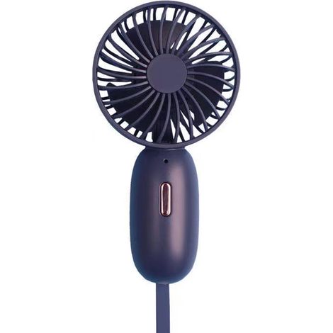 1 Mini-ventilateur, Moteur sans balais, 3 pales, 30dB, Batterie 500mAh, USB, Portable pour été (1/4)