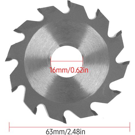 Jeffergarden Lame de scie en alliage de 63 mm de diamètre (2,5 pouces). (1/5)