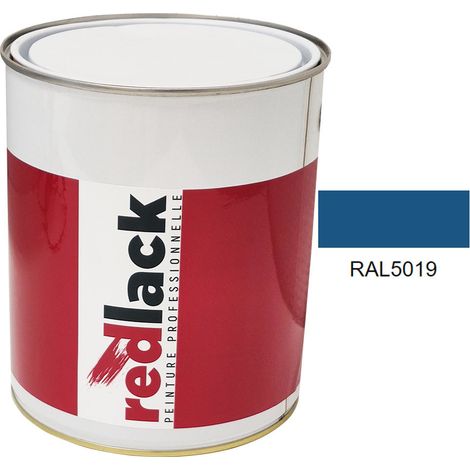 Barattolo da 3L di vernice – RAL 5019 – Blu Capri – lucida – multisupporto – Redlack