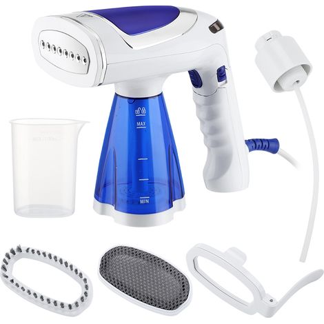 Défroisseur vapeur 1600 W pour vêtements pliés, fer à repasser vapeur vertical portable pour femmes, usage domestique et voyage (1/5)