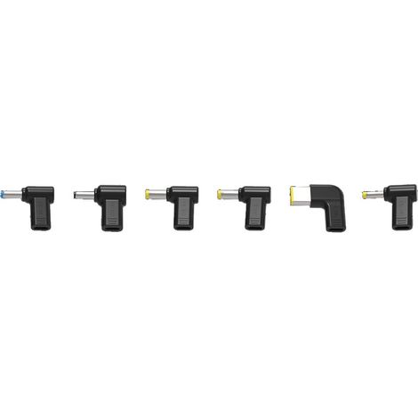 Lote de 6 puertos USB-C para portátil - Hp®, Dell®, Acer®, Lenovo®, Asus® - 4 mm y 5,5 mm