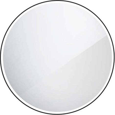 Nimco Specchi - Specchio con illuminazione LED, diametro 8 cm, nero opaco ZPC 28002R-90 (1/5)