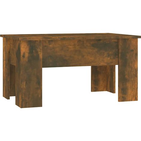 Maison Exclusive - Couchtisch Räuchereiche 79x49x41 cm Holzwerkst