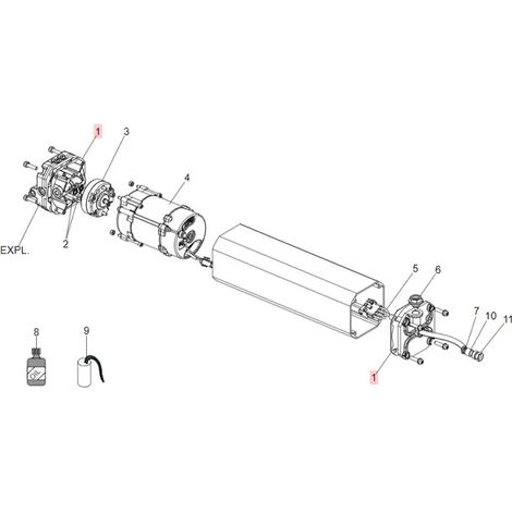 Guarnizione Serbatoio Per Attuatore S800 Ricambio FAAC 63003171 Conf. 10PZ (1/3)