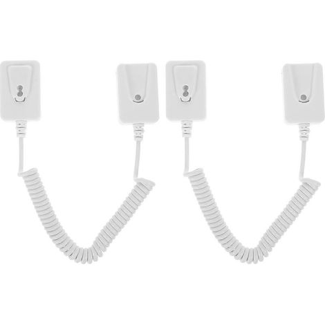 Lot de 2 laisses de sécurité avec télécommande et câble antivol. (1/5)