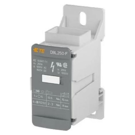 Te connectivity 1SNL325060R0000 Bloc de distribution d'alimentation DBL250-F 250A