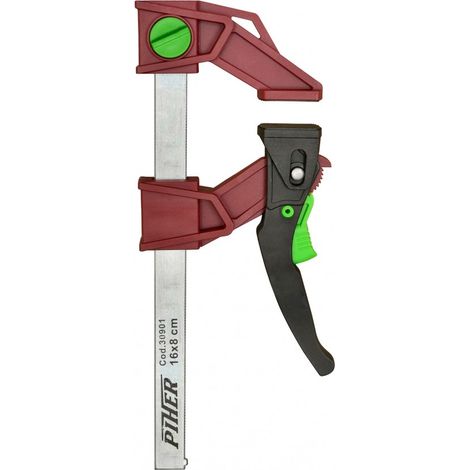 Piher Schnellspannzwinge Pal Light Länge 30 cm 120 kg Fest- und Gleitbügel 30903
