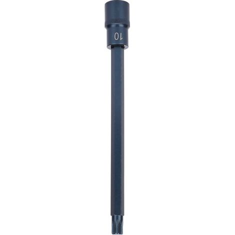 Lot de 12 embouts tournevis 1/2 pouce douille carrée S2 acier allié M10 outil quincaillerie 200mm (1/5)