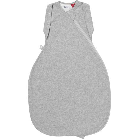 Tommee Tippee Sacco Nanna, The Original Grobag Swaddlebag, Design per la Salute dell'anca, Tessuto Morbido in Cotone, 2,5 TOG, 3-6m, Sky Grey Marl (1/5)