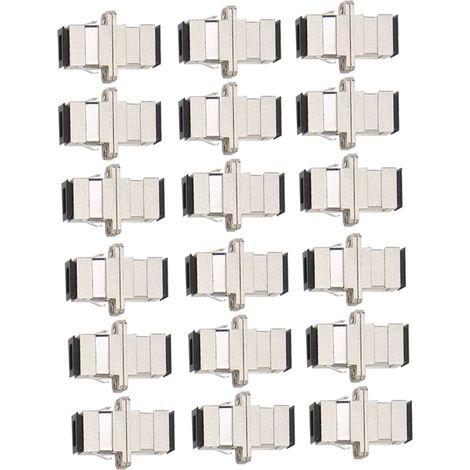 50 raccords fibre SC-SC simplex métallique, adaptateur connecteur optique, lot de 50 pièces, fournitures industrielles (1/5)