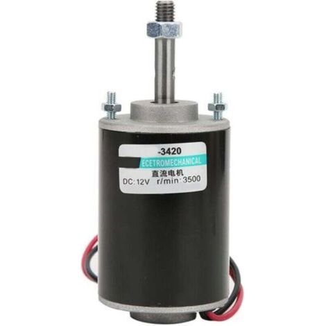 Moteur à courant continu à aimant permanent à grande vitesse à faible bruit CW CCW Mini moteurs électriques brossés 30W12V 3500RPM (1/5)