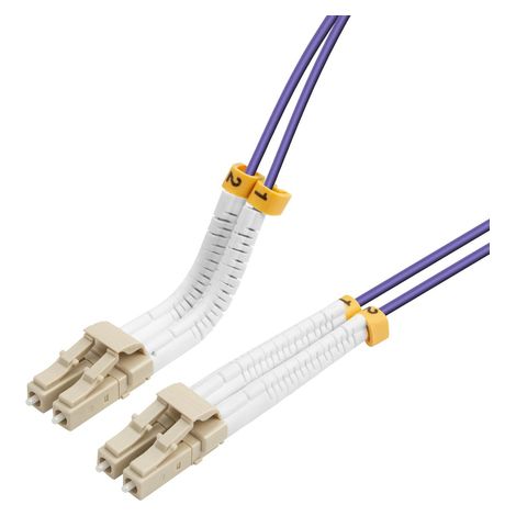 Cable de fibra óptica Lanview LVO231810-flex InfiniBand de 1 m LC/LC morado (1/5)