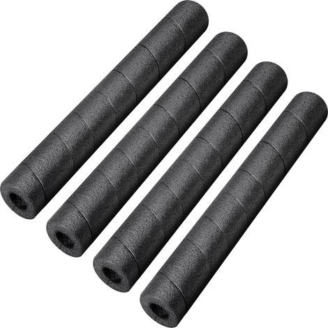 Lot de 4 protections multifonctionnelles pour tuyaux de piscine, en mousse noire de 40 cm, pour poignées et tuyaux d'eau en hiver.-AquaForge (1/5)