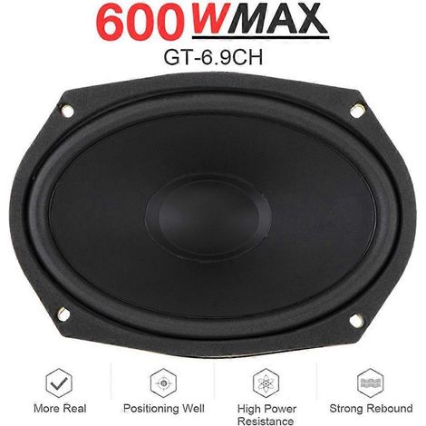 Haut-parleur tweeter miniature 600 W 12 V : son clair et net dans les hautes fréquences pour systèmes automobiles (1/4)