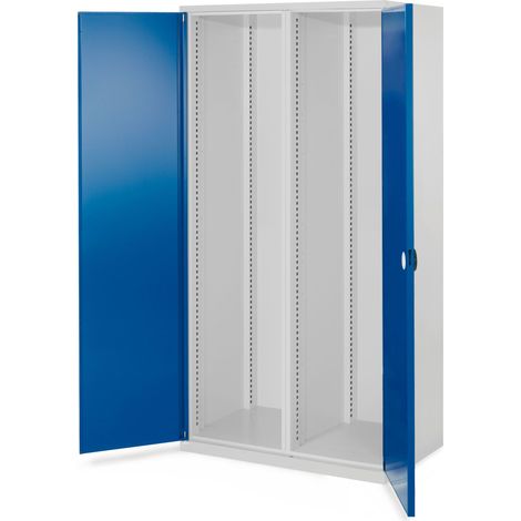 Kappes Schwerlastschränke mit Mitteltrennwand 1950x1000x600mm Doppelwandtüren Modell 50 enzianblau