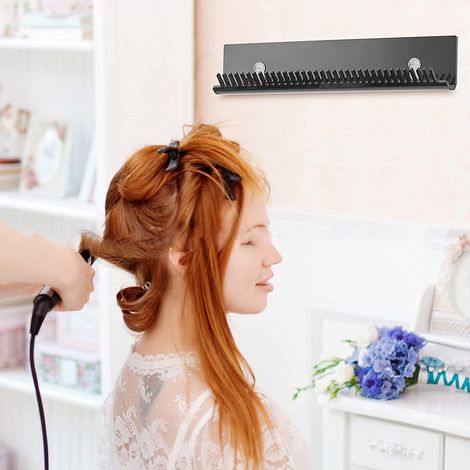 0155 Halterung für Perücken, Haargummis und Haarverlängerungen, schwarz (1/5)