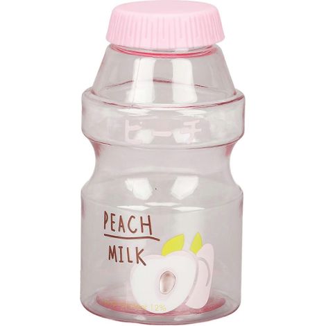 Wiederverwendbare, BPA-freie, transparente Saftflasche mit innovativem Cartoon-Design, 480 ml/16 oz, ideal für Reisen, Sport und Outdoor-Aktivitäten. Leicht und praktisch. (1/5)