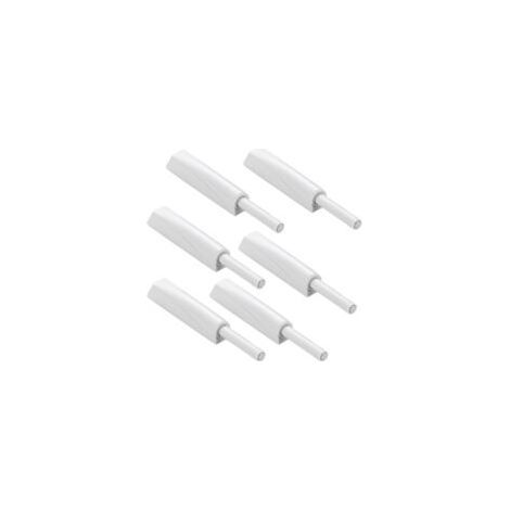 Set mit 6 Türdämpfern zum Öffnen per Druckmechanismus – Magnetische Druckverschlüsse für Schranktüren und Schubladen (1/5)