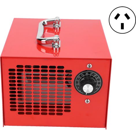 Générateur d'ozone portable purificateur d'air 5g/h 220V avec minuterie, version puissante rouge, fiche AU (1/5)