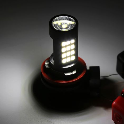 2x H11/H8 42 SMD 2835 Weiße Canbus-fehlerfreie LED-Lampen für Abblendlicht und Nebelscheinwerfer (1/5)