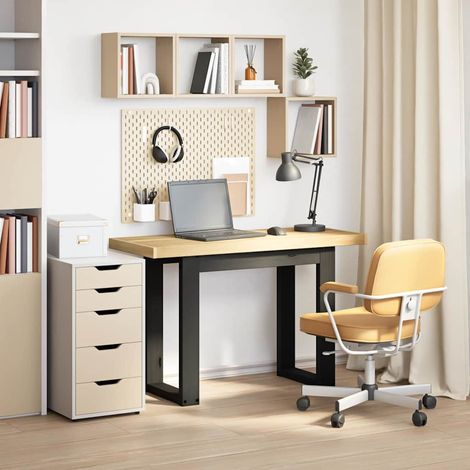 Maison Exclusive - Scrivania NOAIN Gambe a Forma di U 120x50x75 cm Legno Massello