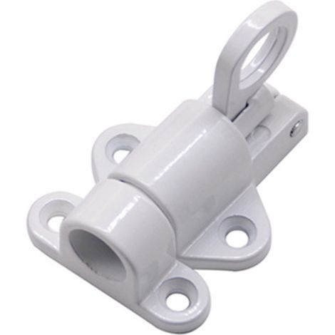 2 Verrous Porte Alliage Blanc Ressort (1/3)